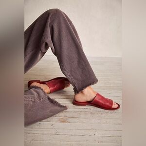 NEW Free People Vicente Slide Sandal Flame